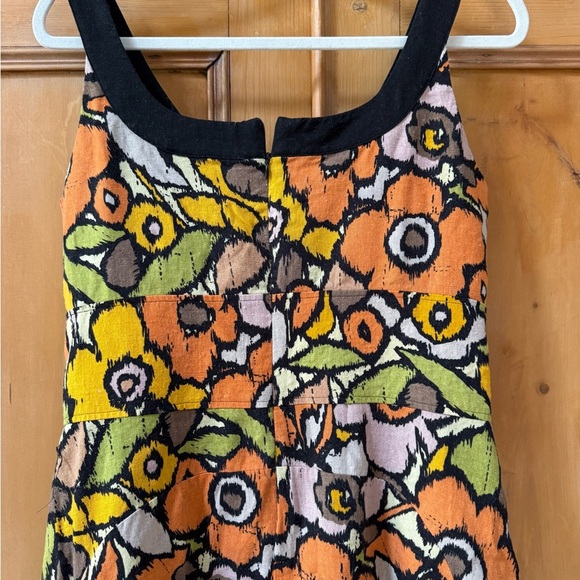 Vintage Jessica Howard Linen blend retro floral dress - Picture 4 of 9